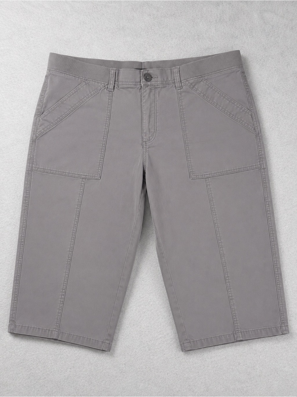 Lee Relaxed Fit Gray Stretch Capri Pants Women’s 18M